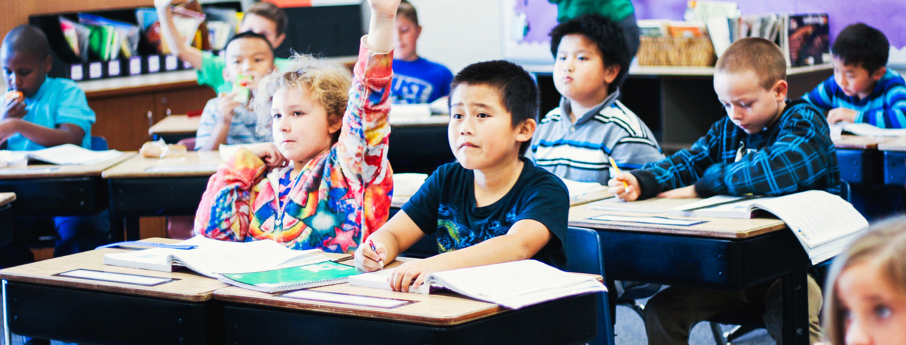 Kids at Desks